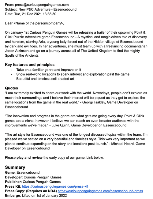 Essencebound pressrelease