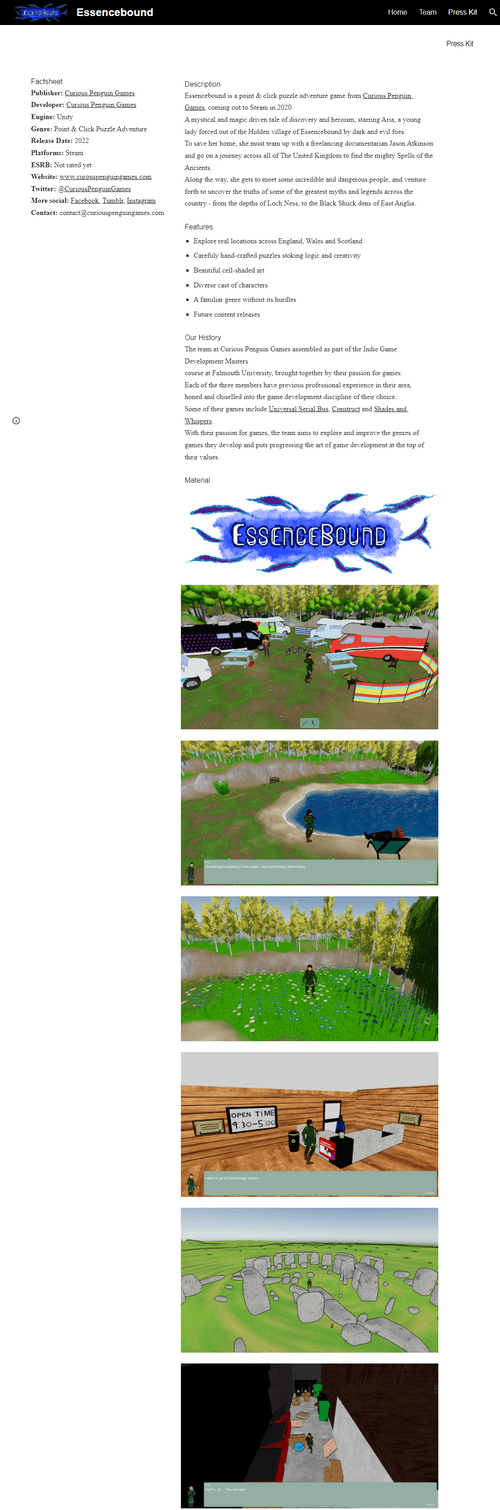 Essensebound PressKit