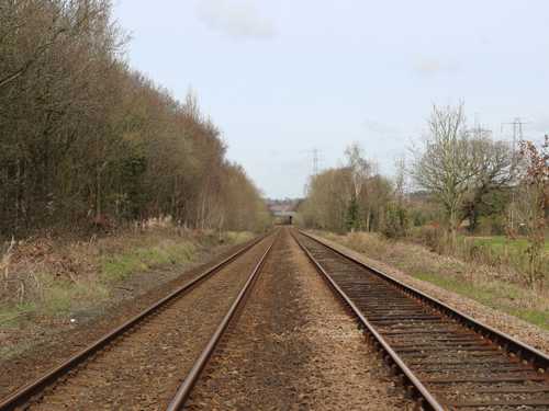 Borderlands Line north of Storeton level crossing